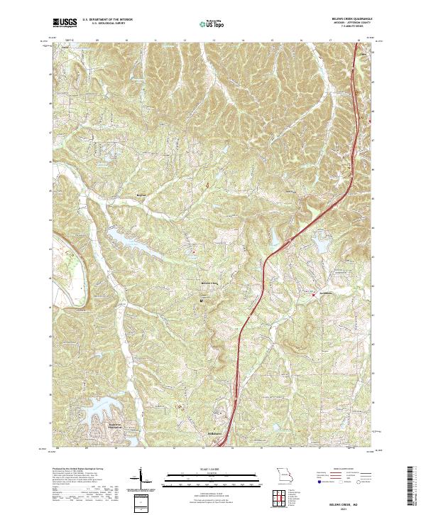 Belews Creek topographic map thumbnail