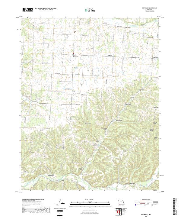 Bethpage topographic map thumbnail