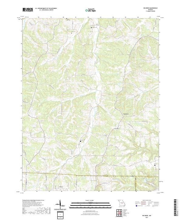 Big Bend topographic map thumbnail