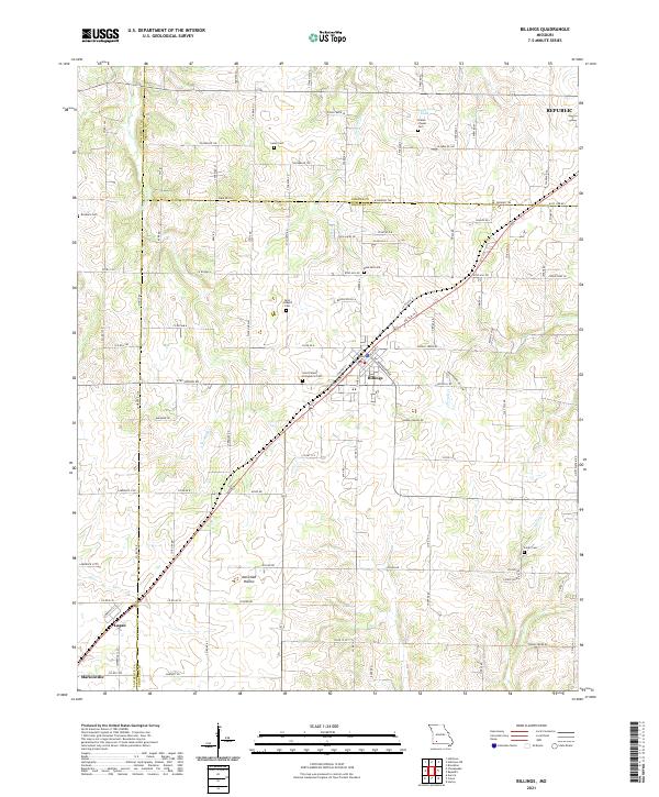 Billings topographic map thumbnail
