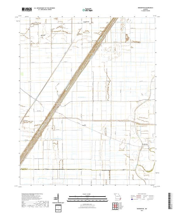 Boekerton topographic map thumbnail