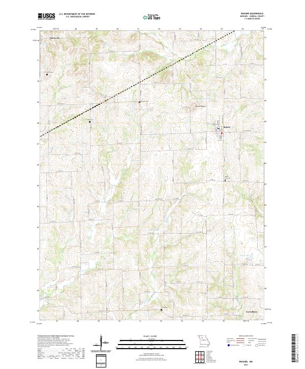 Bogard topographic map thumbnail
