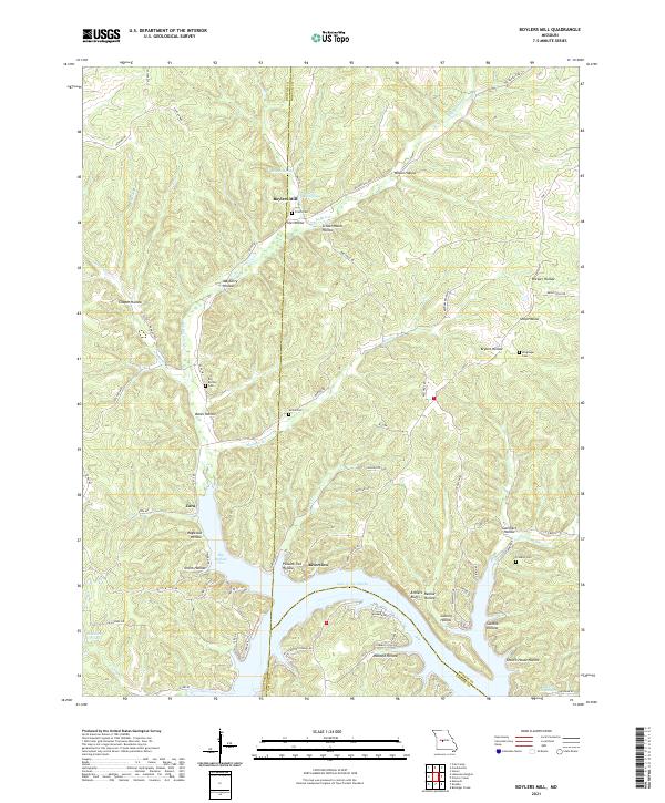 Boylers Mill topographic map thumbnail