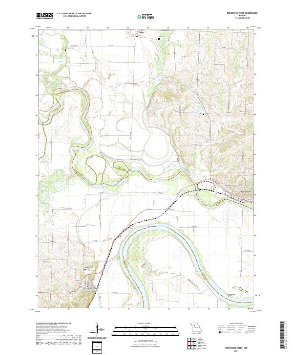 Brunswick West topographic map thumbnail