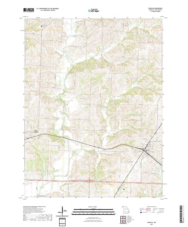Bucklin topographic map thumbnail