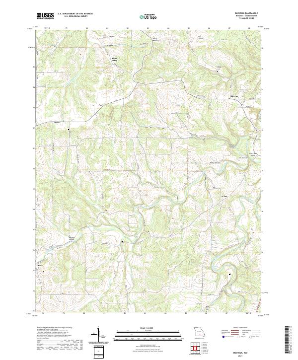 Bucyrus topographic map thumbnail