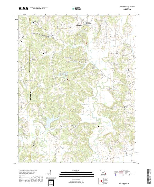 Burfordville topographic map thumbnail