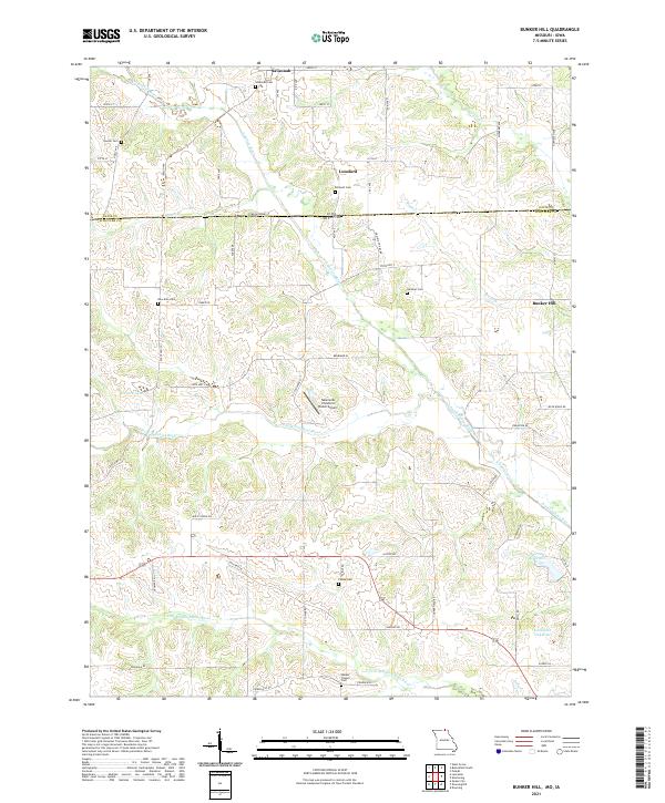 Bunker Hill topographic map thumbnail