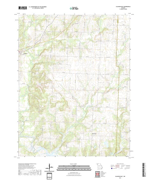 Calhoun East topographic map thumbnail