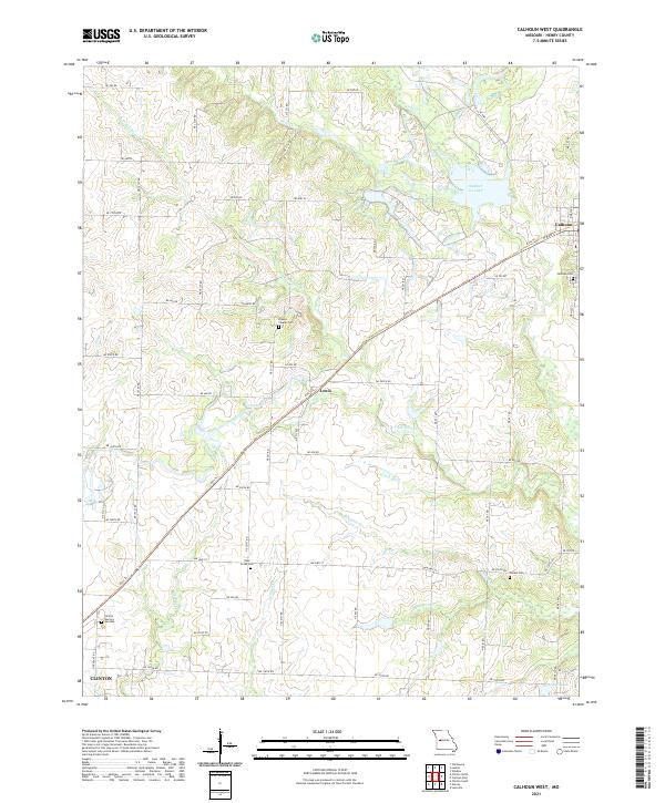 Calhoun West topographic map thumbnail