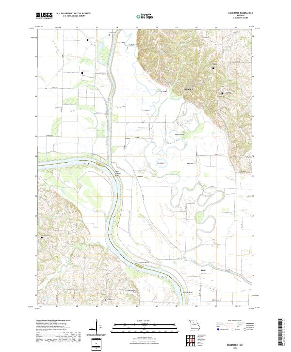 Cambridge topographic map thumbnail
