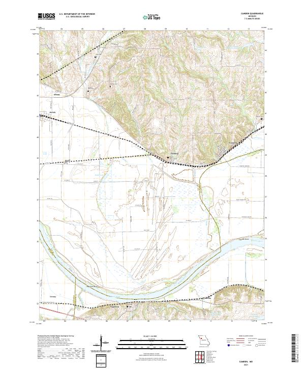 Camden topographic map thumbnail