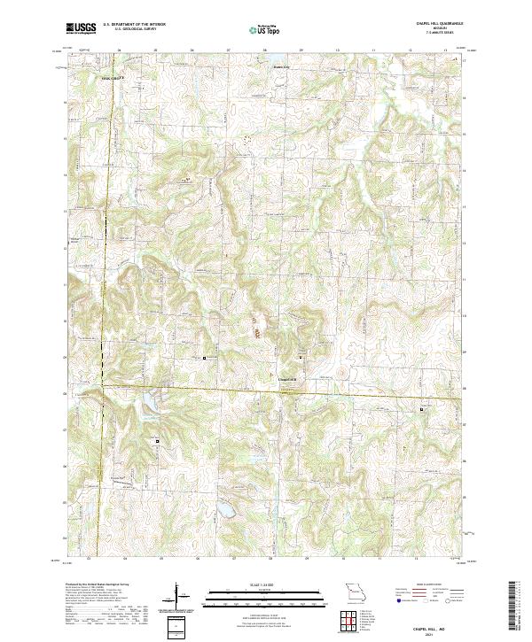 Chapel Hill topographic map thumbnail