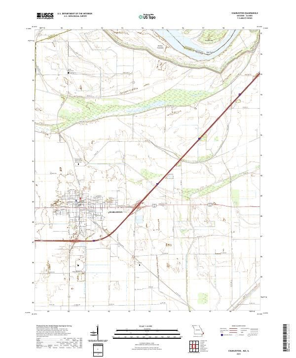 Charleston topographic map thumbnail