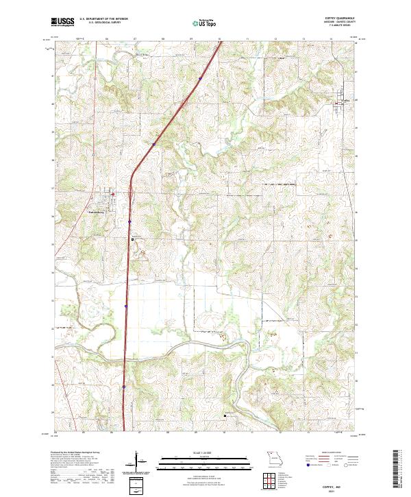 Coffey topographic map thumbnail