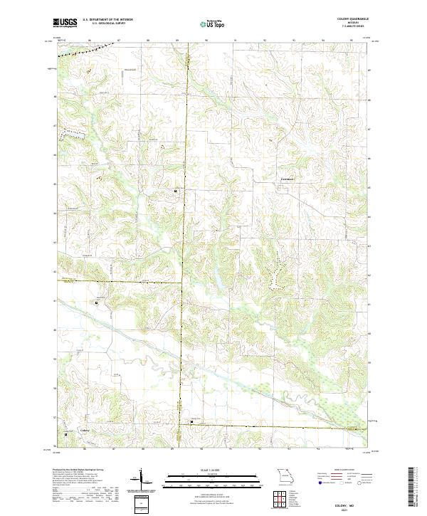 Colony topographic map thumbnail