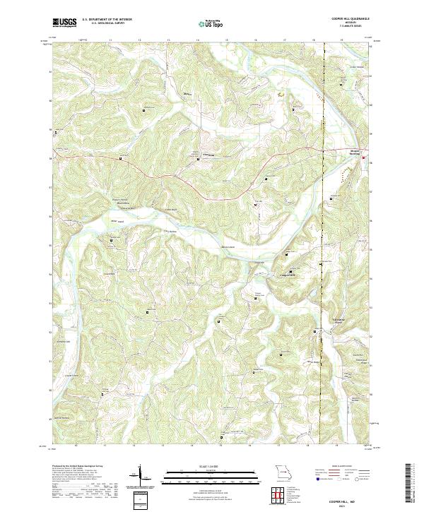 Cooper Hill topographic map thumbnail