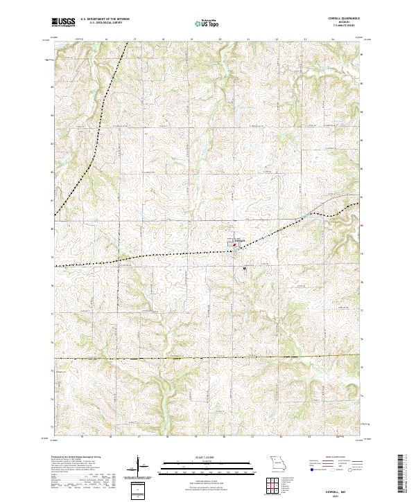Cowgill topographic map thumbnail