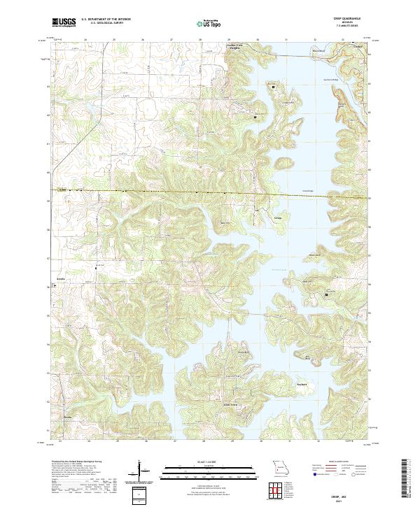 Crisp topographic map thumbnail