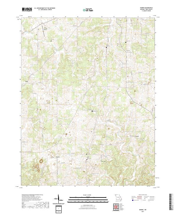 Darien topographic map thumbnail