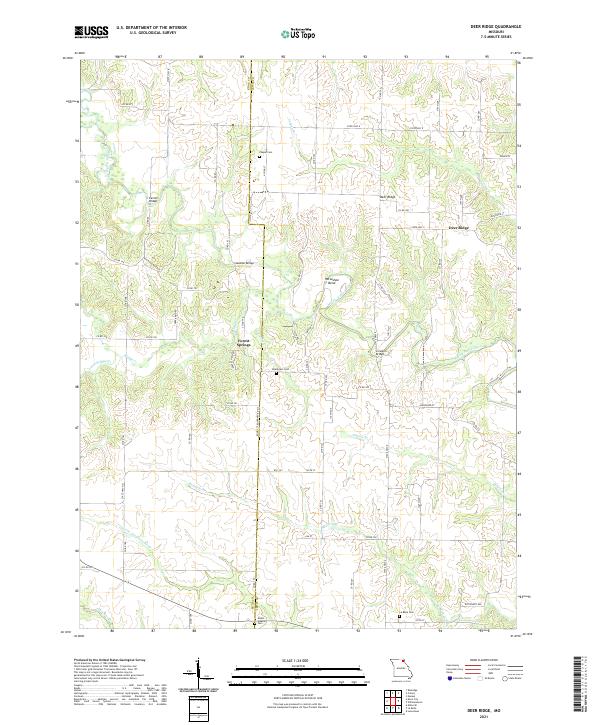 Deer Ridge topographic map thumbnail
