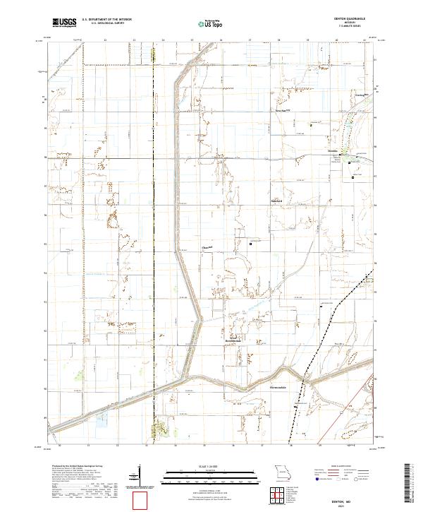 Denton topographic map thumbnail