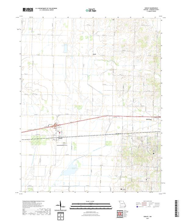 Dudley topographic map thumbnail