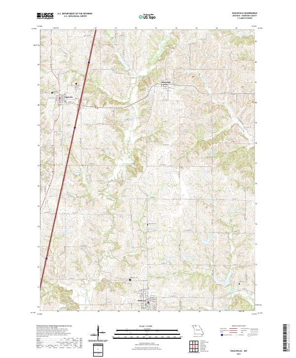 Eagleville topographic map thumbnail
