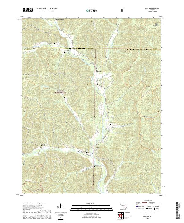 Edgehill topographic map thumbnail