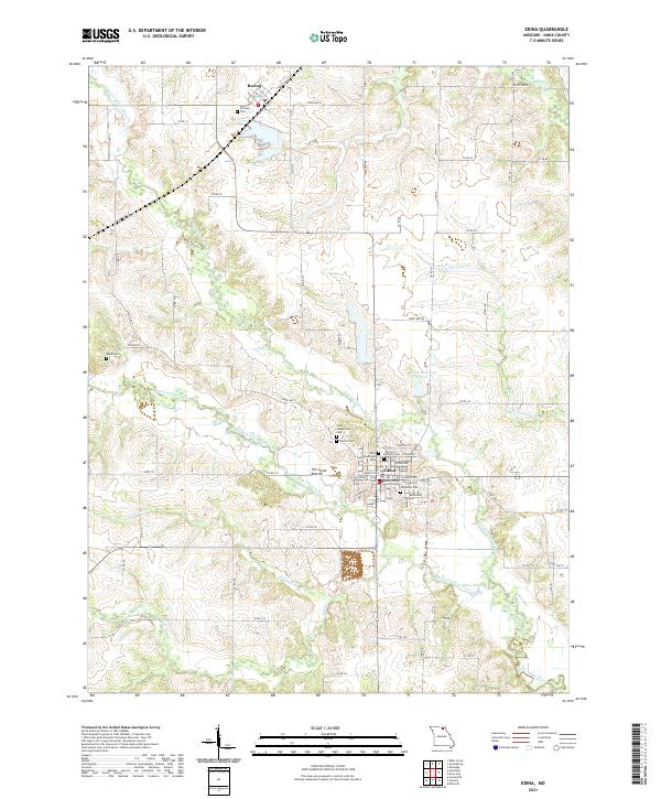 Edina topographic map thumbnail