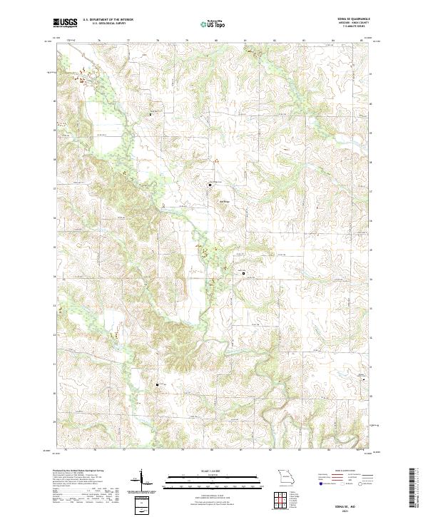 Edina SE topographic map thumbnail