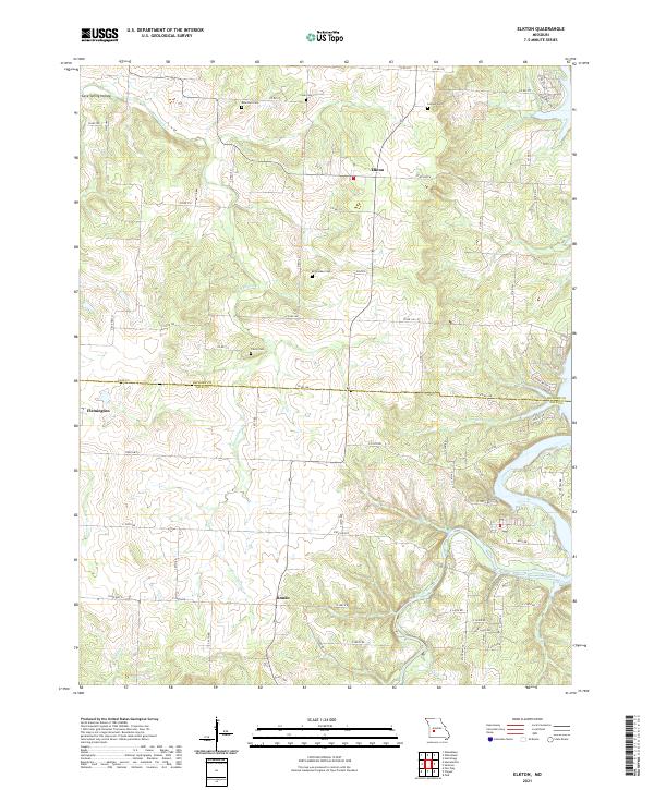Elkton topographic map thumbnail