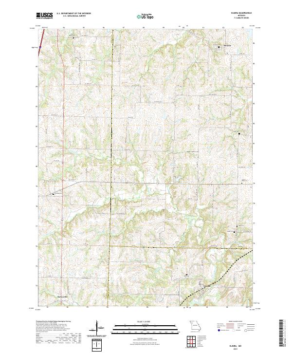 Elmira topographic map thumbnail