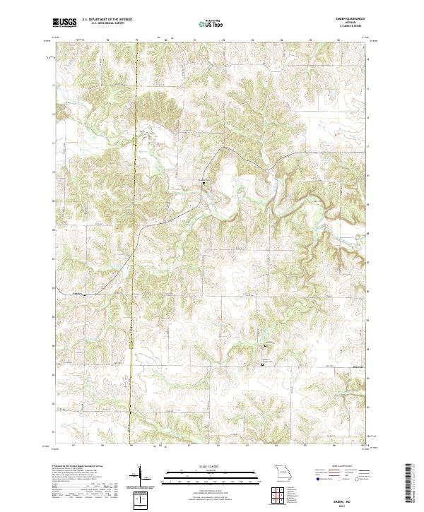 Emden topographic map thumbnail