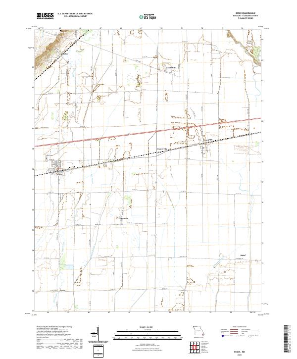 Essex topographic map thumbnail