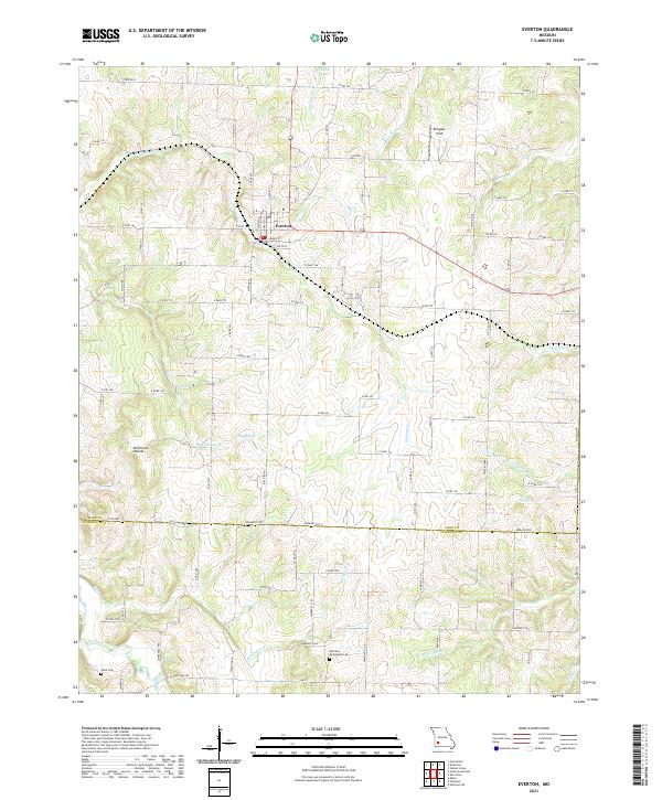 Everton topographic map thumbnail