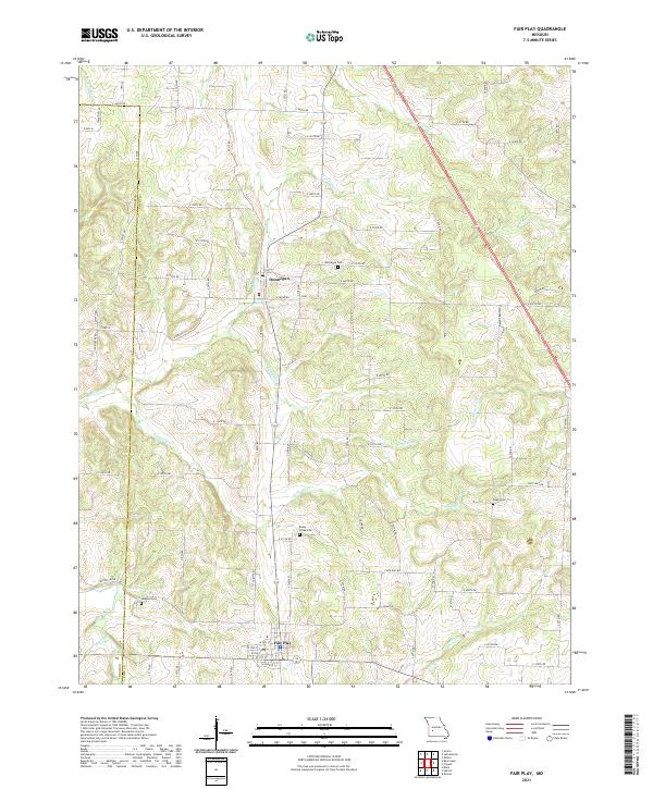 Fair Play topographic map thumbnail