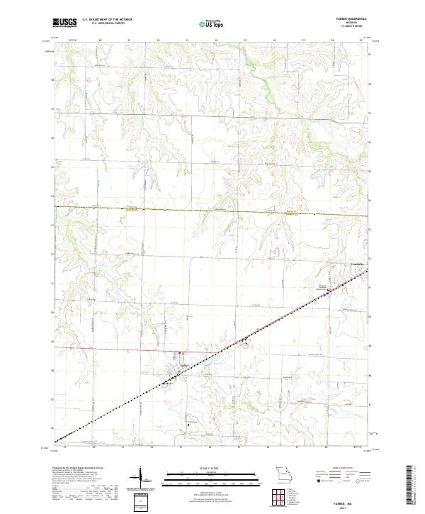 Farber topographic map thumbnail