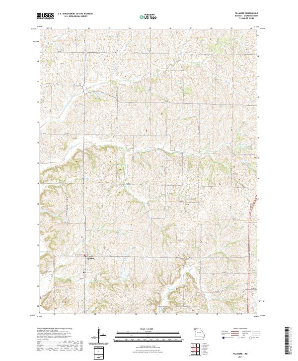 Fillmore topographic map thumbnail