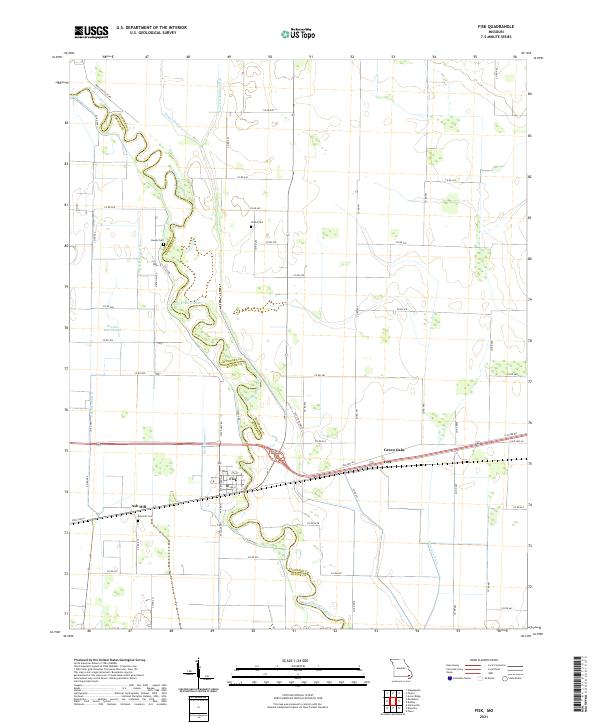 Fisk topographic map thumbnail