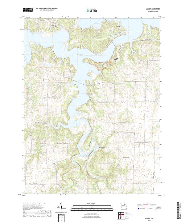 Florida topographic map thumbnail