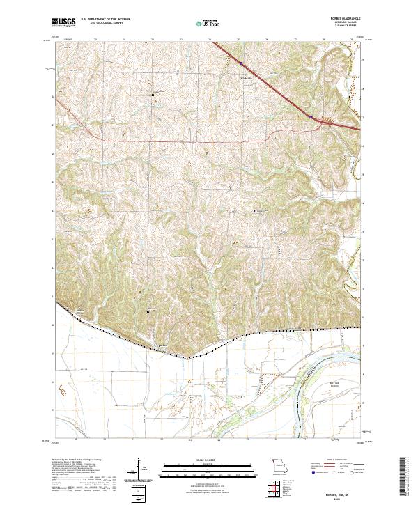 Forbes topographic map thumbnail