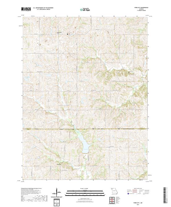 Ford City topographic map thumbnail