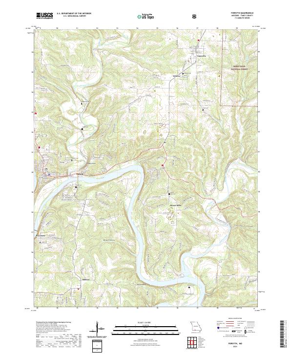 Forsyth topographic map thumbnail