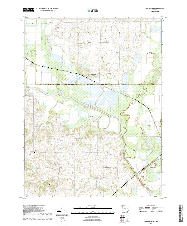 Fountain Grove topographic map thumbnail