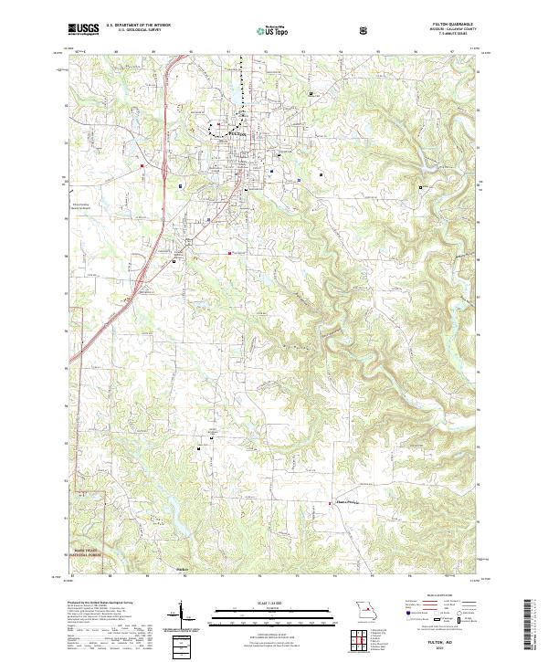 Fulton topographic map thumbnail