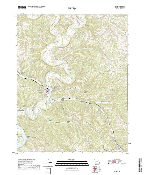 Galena topographic map thumbnail