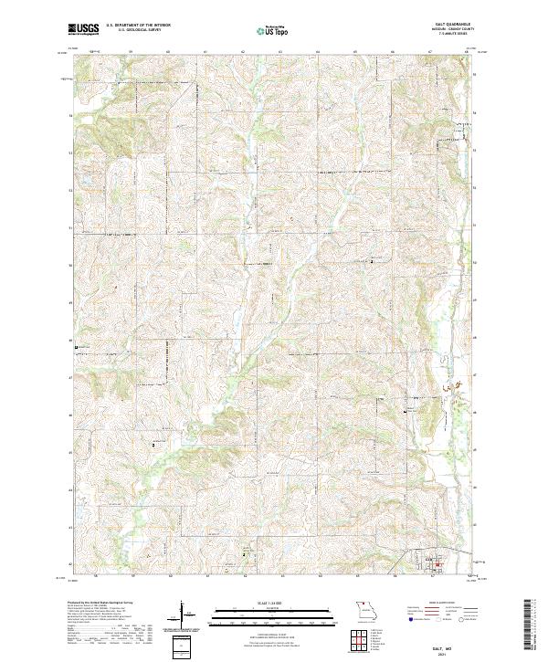 Galt topographic map thumbnail