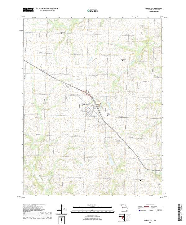Garden City topographic map thumbnail