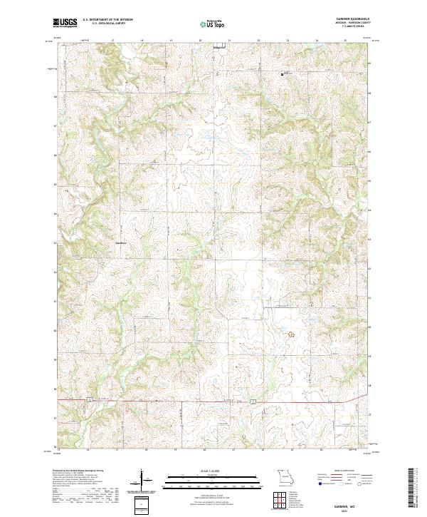 Gardner topographic map thumbnail